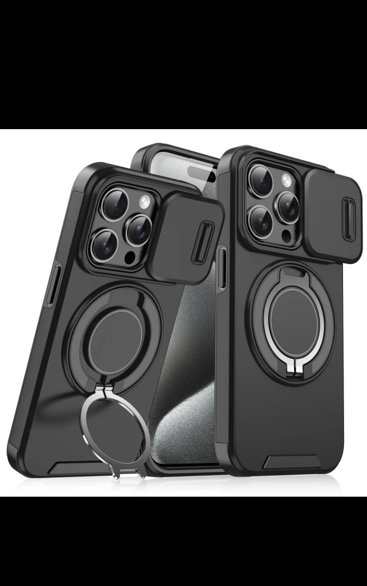 kickstand TPU PU Shock proof Car mount phone Case for iphone 16 15 14 13 pro plus