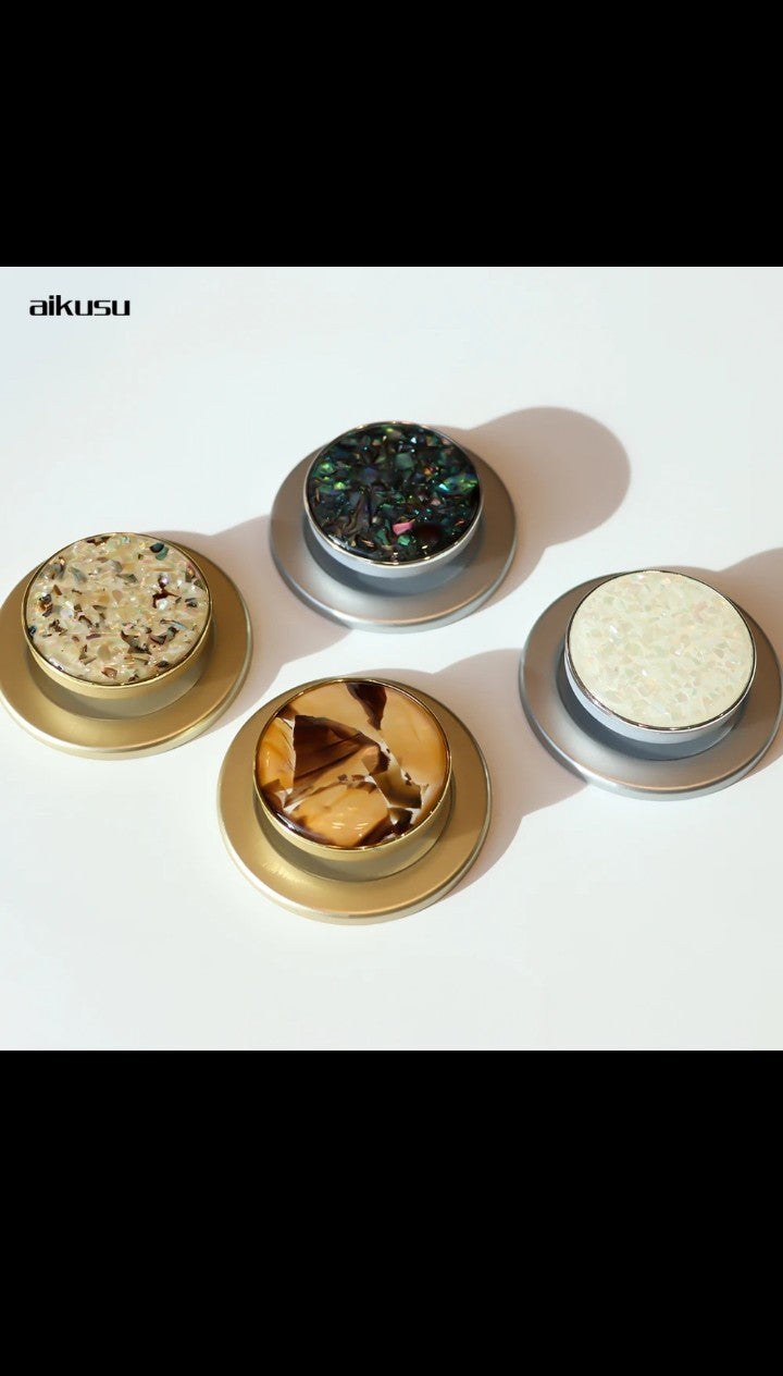 Custom Magnetic Grip Holder 360 degree rotation Mobile phone Holder Pearl Magnetic Pop phone grip for iphone 16 15 14 13 12