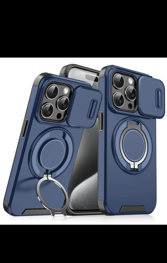 kickstand TPU PU Shock proof Car mount phone Case for iphone 16 15 14 13 pro plus