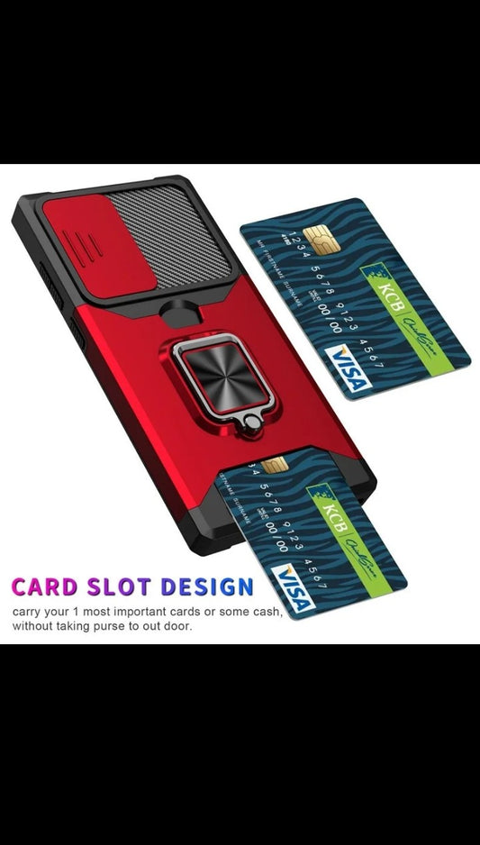 Multifunction Hard PC + TPU Shockproof Magnetic Ring stand phone case cover for Samsung Galaxy s21 s22 s23 s24 s25 plus Ultra A32