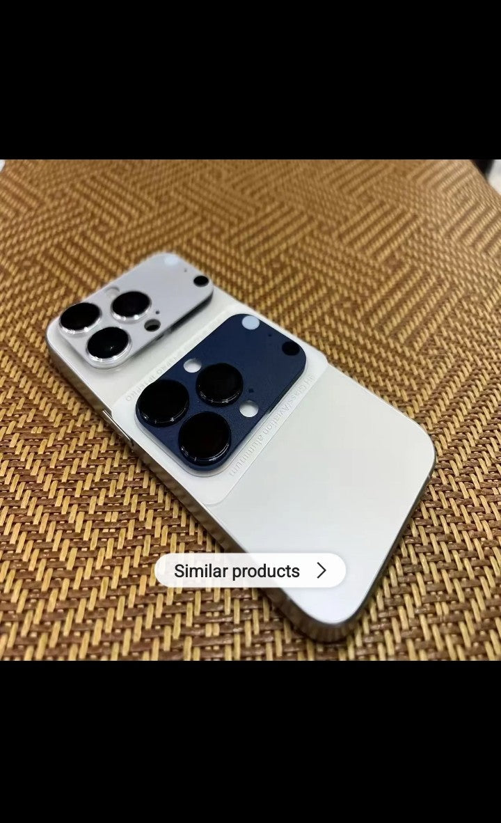 High Quality Metal armor lens film for iphone 14 14 16 pro max 17 pro max Appearance Anti fingerprint camera protector