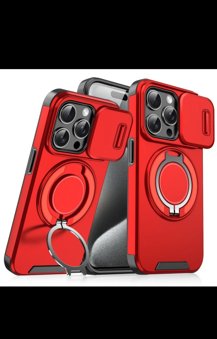 kickstand TPU PU Shock proof Car mount phone Case for iphone 16 15 14 13 pro plus