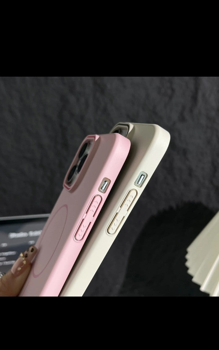 2025 Ultra Thin Style Magnetic Wireless Charging PC Phone Case Cover for iphone 17 16 15 14 13 pro max protective cover