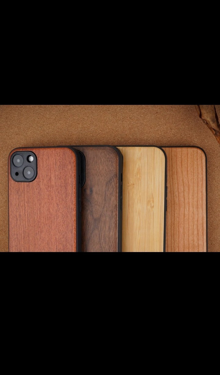Back Cover Wooden Mobile Phone Case wholesale Custom Shockproof TPU Genuine Wood Natural for iphone 15 wooden craft